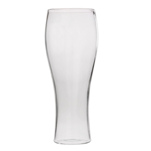Verre à bière à paroi simple Borotech G-76 400 ml, verre borosilicate artisanal pour boissons fraîches, fabriqué en Inde - Product Image 1