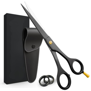 Ciseaux de coiffure professionnels Harbor Industry, ciseaux de barbier, ciseaux à cheveux, acier inoxydable, manche long, ciseaux de salon OEM - Product Image 1
