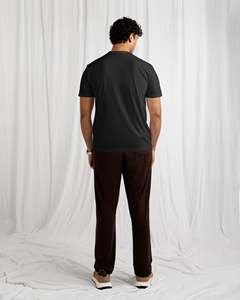 Camiseta de Manga Corta para Hombre, Corte Holgado, Informal, Lisa, de Color Sólido, Proveedor de Marca Personalizada - Product Image 4