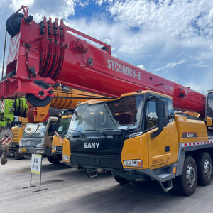 Grúa de Construcción SANY STC500C5-8 Pro, Grúa Montada en Camión de 50t, Pluma Principal de 46m, Contrapeso de 11t, Máquina de Elevación Hidráulica - Product Image 1