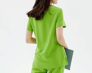 Medical Woman Uniform Scrub Comfortable Anti Wrinkle High Quality Lightweight <b>Cheap</b> Price Woman Uniform Scrub With Best <b>Stuff</b> - Product Image 3