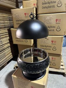 ถาดอุ่นอาหารแบบหรูหรา, ถาดอุ่นอาหารระดับไฮเอนด์, ถาดอุ่นอาหารสำหรับบุฟเฟ่ต์แบบราชวงศ์, ถาดอุ่นอาหารชุบทอง, ถาดอุ่นอาหารดีไซน์ทันสมัย - Product Image 5