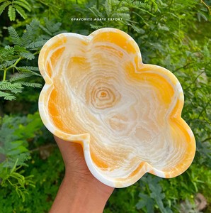 Cuenco de Cristal de Calcita Amarilla Natural al por Mayor, Tallado a Mano, Decorativo, de Calcita de Miel, para Sanación, Feng Shui y Decoración del Hogar - Product Image 4