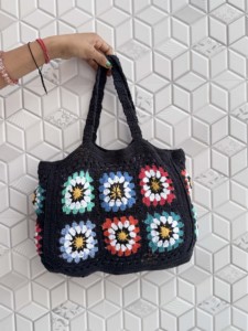 Hot Sale Summer Beach Straw Bags Bohemian Crochet Multi Color Handmade Women Shoulder Bag Sea Grass <b>Square</b> Bag - Product Image 3