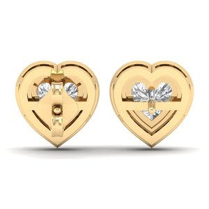 REYES Wholesale Factory Price 14K 18K Solid Gold Moissanite Screw Back <b>Stud</b> <b>Earrings</b> For Women GRA Certified <b>Fine</b> Jewelry - Product Image 4