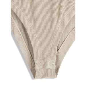 Mono de yoga de punto sin costuras con estampado acanalado para mujer, al por mayor, personalizado, de manga larga, cintura alta, efecto levantamiento de glúteos, ajuste regular - Product Image 5