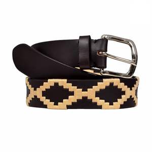 Ceinture Polo Vintage en Cuir de Buffle avec Boucle en Laiton Massif Alliage de Zinc Largeur 35MM Style Décontracté Conception Argentin - Product Image 5