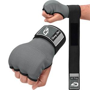 Gants d'entraînement de boxe personnalisés à demi-doigts avec sangle élastique pour le poignet, marque privée OEM, respirants, pour la protection des mains - Product Image 2