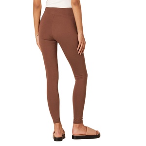 New Arrival <b>Women's</b> Knitted Mid Waist Gym Workout Yoga <b>Leggings</b> Casual Solid for Fitness Running Wholesale Price Logo - Product Image 2