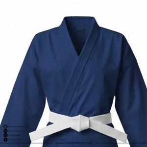 Kimono de karaté Premium Mawra 100 % coton pour Kata et Kumite – Tenue d'entraînement durable et personnalisable pour adultes - Product Image 2