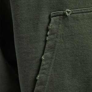 Fabricación de Sudaderas con Capucha, Bordado Personalizado, Logotipo Vintage, Alta Calidad, Sudadera con Capucha Lisa al por Mayor, 100% Algodón, Sudadera con Capucha Extra Grande y Corta - Product Image 3