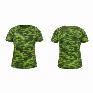 เสื้อยืดแขนสั้นลายพรางแบบใหม่สั่งทำได้ ระบายอากาศดี สวมใส่สบาย เหมาะสำหรับกิจกรรมกลางแจ้ง คอเสื้อแบบคอกลม ผลิตจากผ้าฝ้าย - Product Image 4