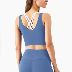 Camiseta Deportiva para Mujer, Ajustada, de Secado Rápido, para Entrenamiento, Ejercicio, Gimnasio, Yoga, Top Deportivo - Product Image 4