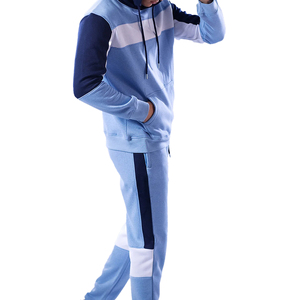 Heavy Duty Men's Winter Custom High Street Fleece Fabric Breathable Hooded Casual 2 1 Design Tracksuit Logo Plus Size Available - Product Image 4