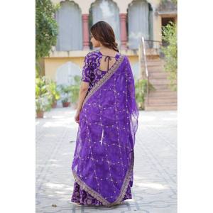 Conjunto de traje de diseñador para mujer con bordado de lentejuelas para fiesta - Product Image 1