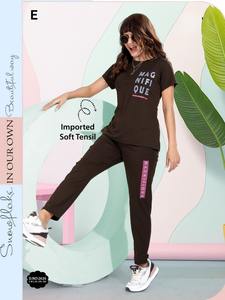 Pyjama court à manches courtes en coton tissé à motifs floraux pour femme, 100 % coton respirant, idéal pour l'été et l'automne, tenue de détente pour les vacances, vente en gros OEM 2026 - Product Image 6