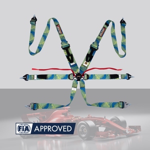 Custom Logo FIA Approved 8853 2016 Racing Harness SPORT PLUS 4 Six Point Ultra <b>Light</b> Seat Belt OEM ODM Manufacture Custom Color - Product Image 2