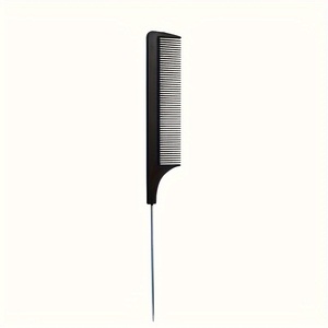 Professional Stainless Steel <b>Comb</b> Precision Mouse Tail <b>Comb</b> Smooth Hair <b>Comb</b> with Fine Teeth Needles and Metal Good Quality - Product Image 3