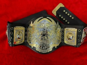 Ceinture de champion du monde poids lourd TNA en alliage de zinc plaqué or, design aigle, MMA, légère, unisexe, arts martiaux, 1 pièce - Product Image 1
