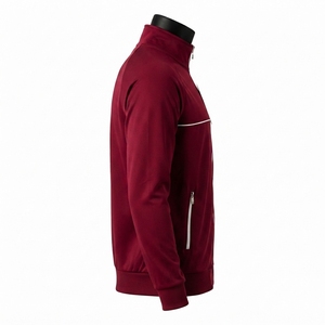 Veste de sport athlétique pour homme, tissu respirant, construction légère, fermeture éclair intégrale, mouvements flexibles, confort sportif - Product Image 3