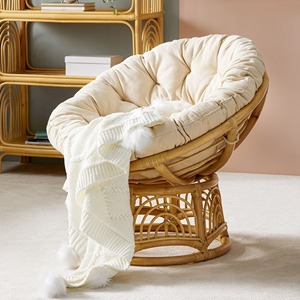 Top selling natural rattan papasan <b>chair</b> for relaxing outdoor wholesale <b>cane</b> swivel bowl <b>chairs</b> - Product Image 4