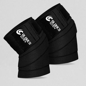 GLOVES City Heavy Duty Custom <b>Knee</b> Wraps with Eco-Friendly Breathable Non-Slip Design for Weight Lifting Gym Workouts - Product Image 1