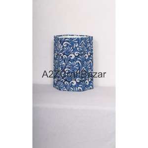 Poubelle élégante pliable en forme d'hexagone, à ouverture supérieure, en carton de coton, taille personnalisable pour usage intérieur/extérieur, bureau - Product Image 1