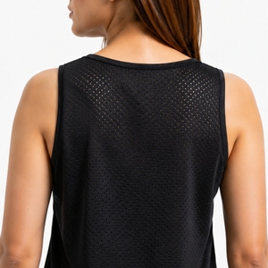 Débardeur en maille personnalisé pour femme, sans manches, sportif, col rond, respirant, séchage rapide, design léger - Product Image 5