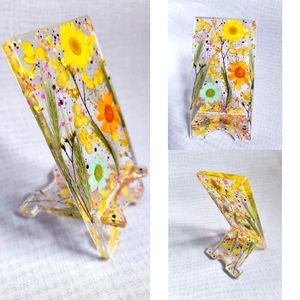 Luxury Epoxy Resin Phone <b>Stand</b> Handmade Mobile Holder Desk <b>Stand</b> for Office Home Decoration Craftera Exports - Product Image 4