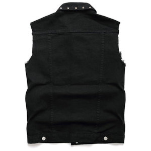 Casual Wear Top Quality Best <b>Material</b> Low Moq Men's <b>Denim</b> Vest High Demanding Latest Style Trending Custom Logo Men's <b>Denim</b> Vest - Product Image 2