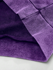 เสื้อฮู้ดดี้สีม่วงสไตล์โกธิคสำหรับผู้ชาย ทรงโอเวอร์ไซส์ ผ้าฝ้ายเฟรนช์เทอร์รี่ พิมพ์ลายตา ด้านหน้ามีโลโก้ แขนเสื้อปกติ สไตล์ฤดูใบไม้ร่วง - Product Image 6
