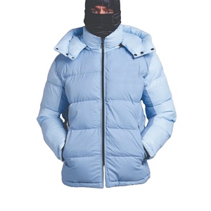 <b>Men's</b> High Quality Korean-Style Winter Puffer <b>Jacket</b> Stand Collar Zipper Hooded <b>Down</b>-<b>Filled</b> Coat Breathable Warm OEM Service - Product Image 1