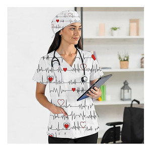 Ensembles de blouses médicales classiques unisexes en coton blanc, tissu jersey, détection d'aiguilles, uniforme professionnel pour infirmières, usage hospitalier, sans coutures - Product Image 5