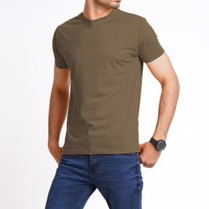 Camiseta de Algodón para Hombre, Suave y Transpirable, Camiseta Informal para Uso Diario, Camiseta de Algodón Lisa para Hombre, Camisetas de Algodón Transpirables para Hombre, Personalizables - Product Image 1