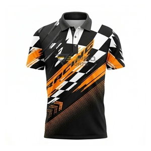 Chemises polo de course sur mesure de haute qualité, chemises de course F1, chemises d'équipe de pit stop, fabricant de vêtements de sport automobile - Product Image 1