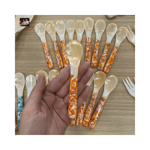 Cuchara de Concha de Caracola, Cuchara para Helado, Café y Caviar, Cuchara de Madreperla, Cucharas para Remover, Cucharilla, Utensilio de Cocina - Product Image 1