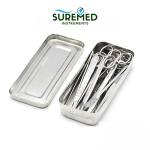 13 Pieces Minor Surgery <b>Kit</b> Surgical Instruments German Stainless Steel Manual Sterilization Box CE ISO Certified Instruments - Product Image 3