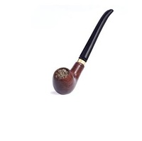 Pipe à tabac artisanale en bois de bruyère de qualité supérieure avec embout amovible, compatible avec les filtres en papier de 9 mm, accessoire de fumage artisanal