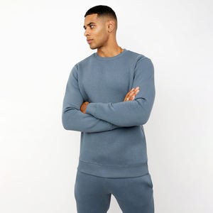 Sudadera de Forro Polar para Hombre, Manga Larga, Cuello Redondo, Poliéster/Algodón, Diseño Bordado en la Parte Delantera, Otoño Invierno, Venta al Por Mayor - Product Image 1