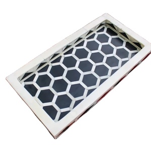 Precio de fábrica directo Bandeja de servicio al mejor precio Bandeja de servicio con incrustaciones de hueso árabe multicolor a un precio asequible - Product Image 1