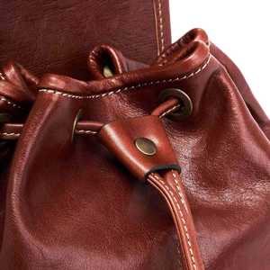 Mini Mochila de Cuero Genuino con Logotipo Personalizado para Mujer, Pequeña Mochila de Piel Vacuna, Otras Mochilas de Diseño, Bolso de Viaje de Lujo para Dama LSBP-0134 - Product Image 2