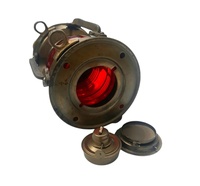 Lampe de bateau nautique vintage antique 11\" en fer, décoration de maison en métal de luxe, éclairage mural en verre, style maritime de luxe