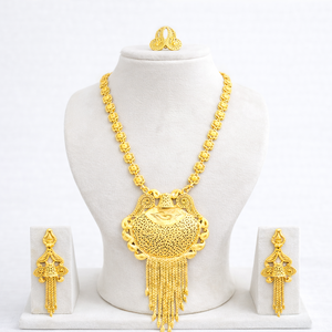 Ensemble de bijoux vintage plaqué or 24 carats boucles d'oreilles inspirées de Dubaï bracelets broches diamant cuivre matériel pour la mode pour la Bulgarie - Product Image 4