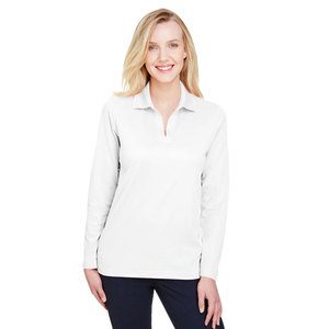 Chemises de golf pour femmes, personnalisées, OEM, écologiques, respirantes, à séchage rapide, polyester/coton 220g, vente en gros, uniformes sportifs blancs - Product Image 1