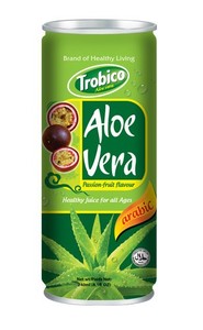Trobico - Puré de Jugo de Aloe Vera y Granada Recién Exprimido Sin Azúcar, 250 ml, de Granjas Vietnamitas, Enlatado con Sabor a Frutas y Verduras - Product Image 2