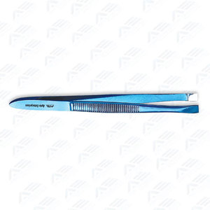 Pinzas para Cejas de Acero Inoxidable con Logotipo Personalizado al por Mayor, Pinzas Profesionales Inclinadas para Dar Forma a las Cejas y las Pestañas - Product Image 2