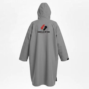 Professional Swim Parka Hooded <b>Waterproof</b> Windproof Warm Changing Robe Outdoor Sports Long <b>Jacket</b> OEM Service - Product Image 6