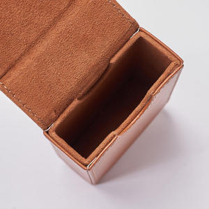 Boîte de rangement portable pour cartes de poker en cuir PU écologique avec logo personnalisé, option de personnalisation, pour jeux de famille - Product Image 4