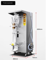 Prix de la machine d'emballage de sachets de lait frais pur à haute efficacité JH Better