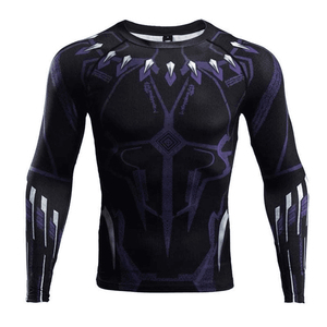 Rashguard à manches longues MMA uni de qualité supérieure pour hommes – Vêtements de fitness élégants pour l'hiver - Product Image 1